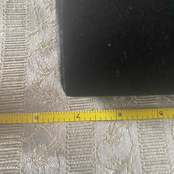 Shiny black satin clutch - Picture 6 of 7